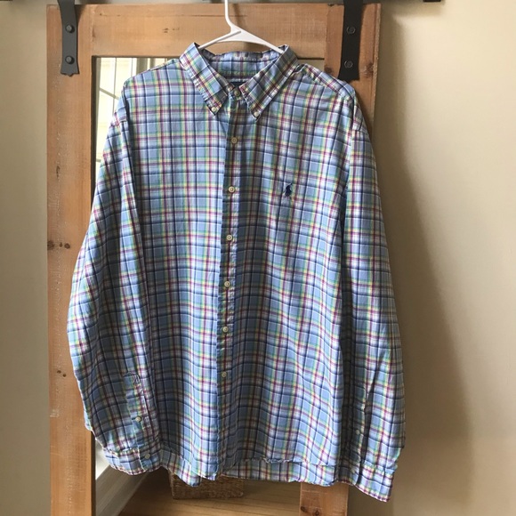 Polo Ralph Lauren Other - Polo by Ralph Lauren Blue Plaid Button Down Shirt